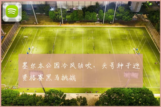 墨尔本公园冷风劲吹，头号种子迎资格赛黑马挑战