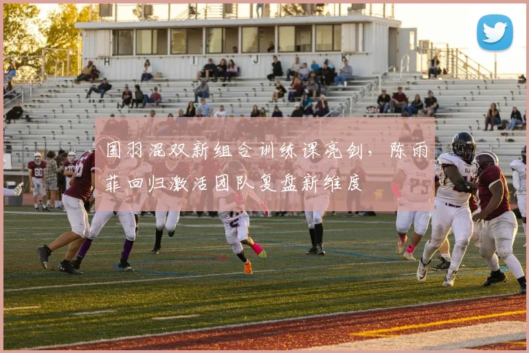 国羽混双新组合训练课亮剑，陈雨菲回归激活团队复盘新维度